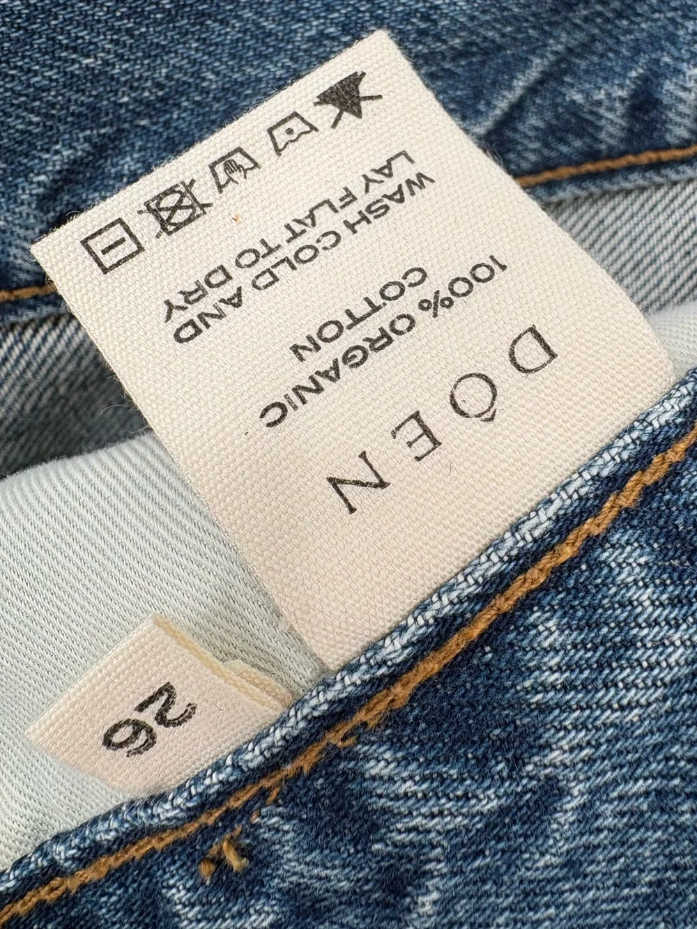 DÔEN Willow Jean Size 26 in Lampasas Wash Bootcut Denim NWT Vintage Inspired